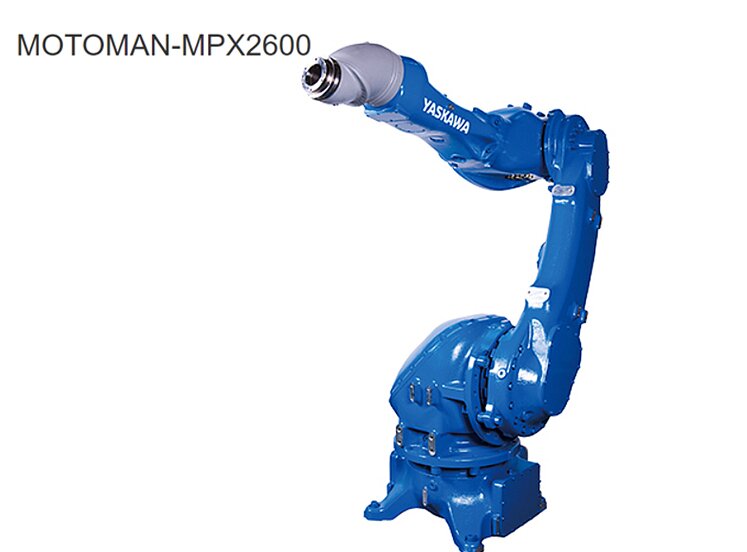 YASKAWA Six axis spray painting robot MPX2600 with plastic spraying robot arm YASKAWA-Six-axis-spray-painting-robot-MPX2600-with-plastic-spraying-robot-arm