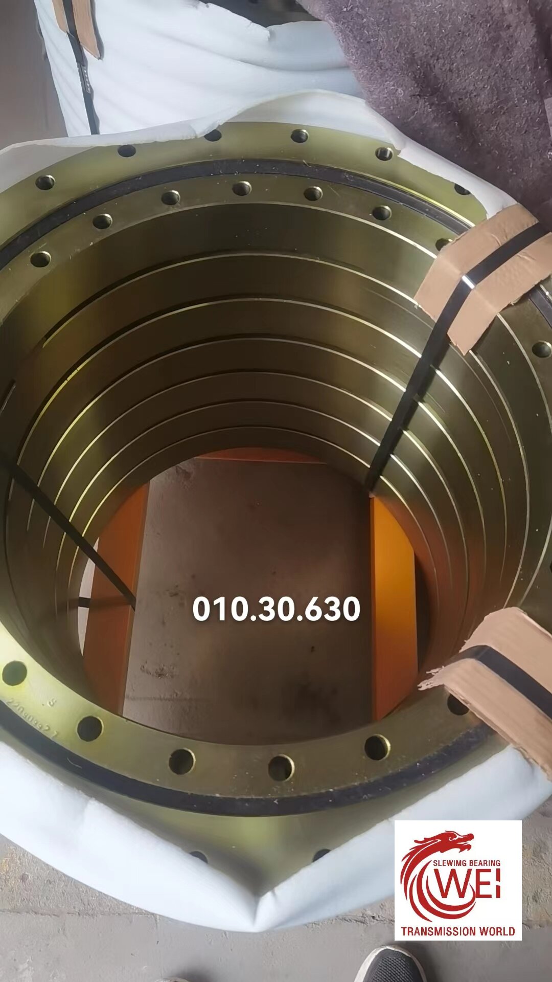 010.30.630 010.30.630 single row ball slewing bearing withou gear