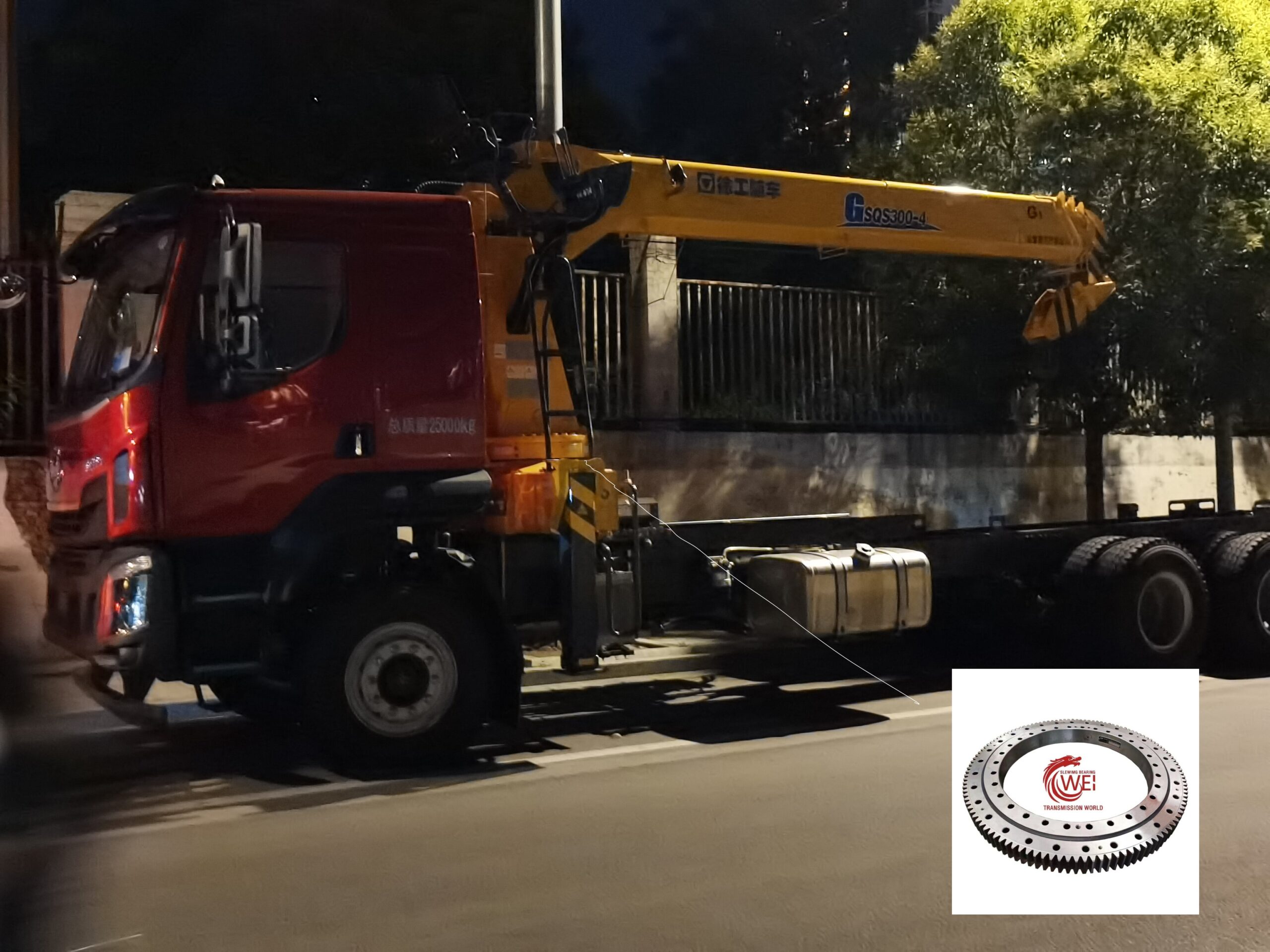 011.40.800 Single row ball external gear slewing bearing for XCMG G SQS300-4 truck mounted crane 011.40.800-Single-row-ball-external-gear-slewing-bearing-for-XCMG-G-SQS300-4-truck-mounted-crane