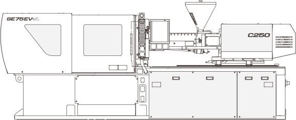 Drawing of Sunitomo Demag Injection Molding Machine Drawing-of-Sunitomo-Demag-Injection-Molding-Machine