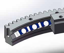 Single Row Crossed Roller Slewing Bearing Single-Row-Crossed-Roller-Slewing-Bearin