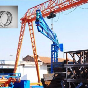 Single-row-cross-roller-Slewing-Bearing-with-Internal-gear-for-Conveyor-Type-Charging-Machine