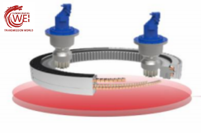 Transmission-of-Internal-gear-meshing-of-Heavy-Load-three-row-roller-slewing-bearing-