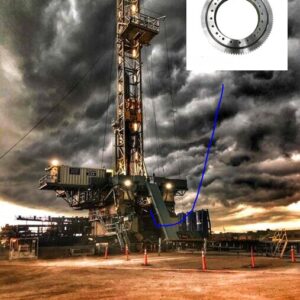 double-row-vairable-diameter-ball-Slewing-Bearing-for-long-spiral-engineering-drilling-rig