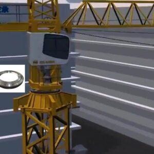 single-row-4-point-contact-ball-external-gear-slewing-bearing-for-1400-Ton-Meter-Tower-Crane-Slewing-Bearing