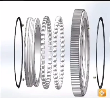structure of double row ball